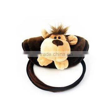 HIGH quality customized cute monkey shaped plush CD bag