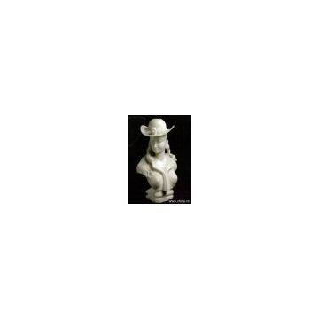 European Marble Lady Figure