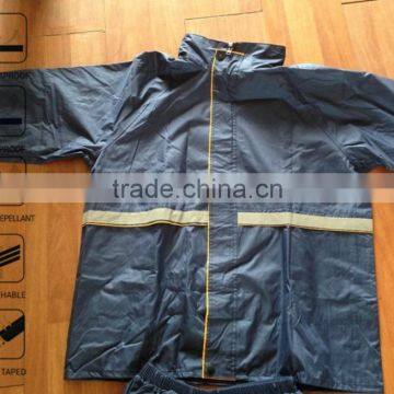 2016 Custom Nylon Blue Rain Clothing with bag