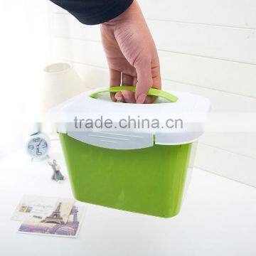 New Mini Plastic Storage Box With Lid Storage Box Clothes photo-3