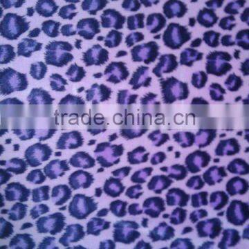 printed leopard velvet