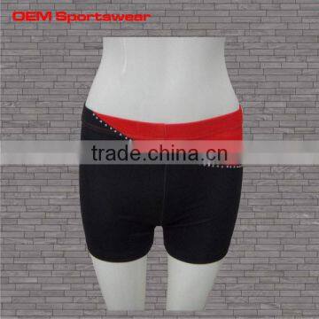 Sublimation women cheerleading sports shorts wholesale