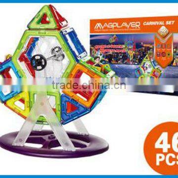 Kids educational construction set toys magnetic building blocks