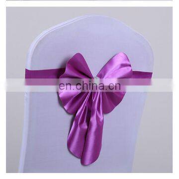 Plain Wholesale Banquet Polka Dot Chair Sash photo-5