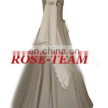 Rose Team-Free Shipping Custom-made Medieval Renaissance Victorian Costume Dress Tan Beautiful Dress