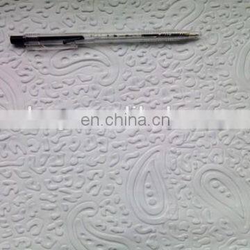 Winfar Textile White Color 75D Poly DTY Spandex Embossed 3D Scuba Knit Fabric photo-5