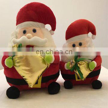 2017 Promotion Gift Plush Toys New Year Hot Cartoon Santa Christmas Gifts Custom Decorations