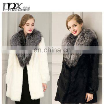 New mink coat fur coats 2016 fashion faux fur lining winter coat women