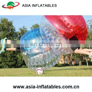 Hot Sale Color Red & Bule PVC/TPU Inflatable Bubble Soccer Ball for sale