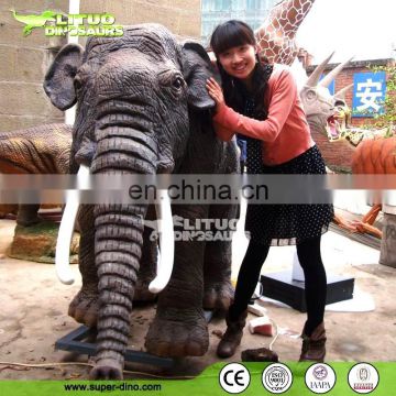 Professional animatronic elephant model life size elephant for sale