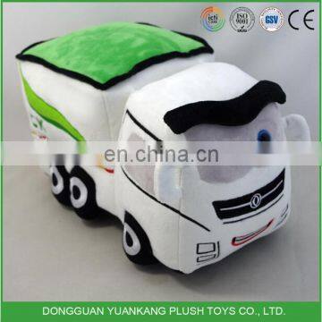 Promotional custom stuffed car plush school bus toy