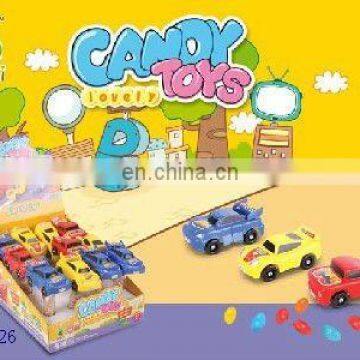 mini block car with candy