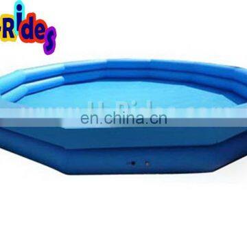 Adult double tube ring inflatable pool for swimming