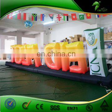 Hot Sale Advertising Parade Inflatable Letter / Custom Led Light Up Letter at Factory Price photo-2