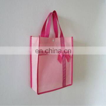 gift bags cheap reusable non woven shopping bag bowknot gift bag