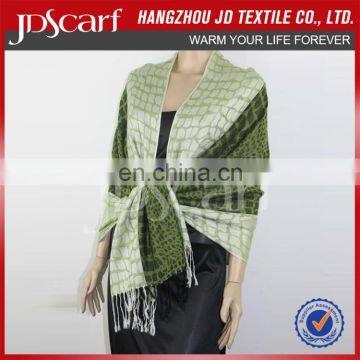 Leopard and small stone pattern fashion scarf