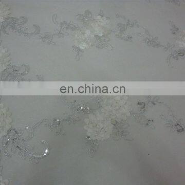 Chinese Ivory Lace Table Overlays Indian Embroidered Table Cloth photo-3