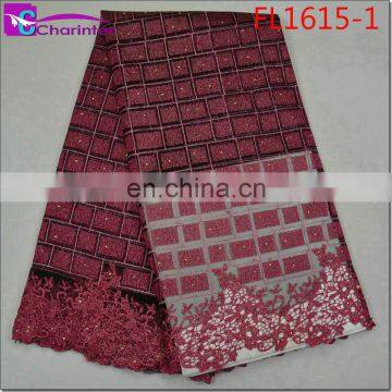 Hot Sale African Fashion Lace Fabrics FL1615 photo-4