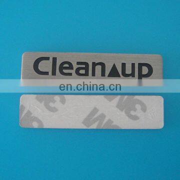 clean up metal plate sticker