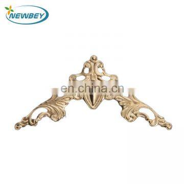 Decorative metal corner clips for box in triangle hollow style