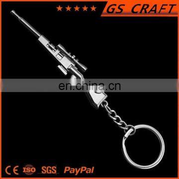 High quality nice fashionable machine carbine keychain