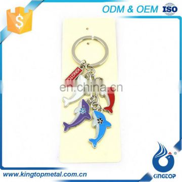 Vintage Embossed Zinc Alloy Rhinestone Key Rings Best Friend Personalized Gift Keychain Girl