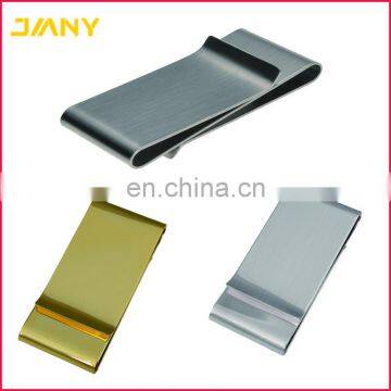 Custom Engraving Stainless Steel Double Sided Silm Metal Money Clip