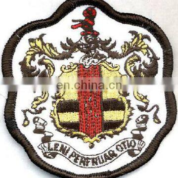 Supper quality hand embroidered bullion blazer badge/embroidery design patch EB-159