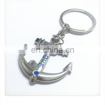 Fashion rhinestone metal arrow keychain