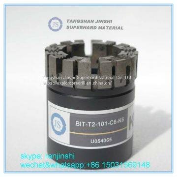 AQ BQ NQ HQ PQ Impregnated diamond core bit