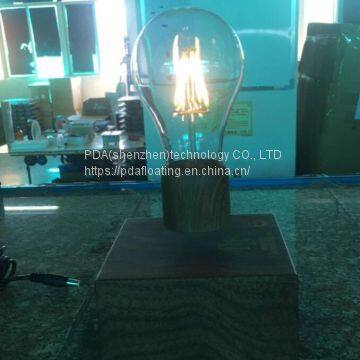 wireless rechargable magnetic floating levitating led bulb lamp