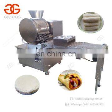 New Condition Automatic Crepe Lumpia Samosa Skin Sheet Making Maker Spring Roll Machine On Sale