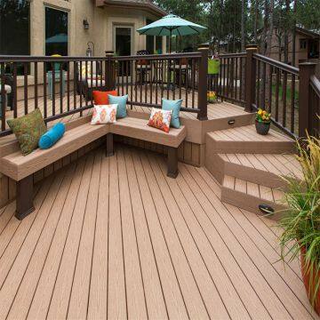 Anti-crack Outdoor WPC Floor Decking