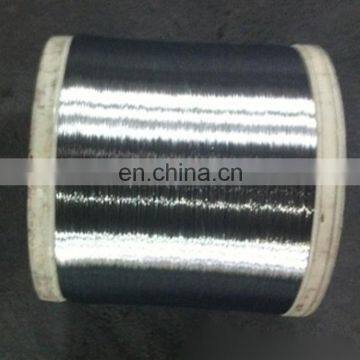 Super brighter zinc galvanized steel wire 0.13mm for scrubber