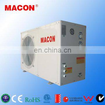 12.6 KW vertical type swimming pool heat pump air to water MACON heat pump water heater with LED wire controller