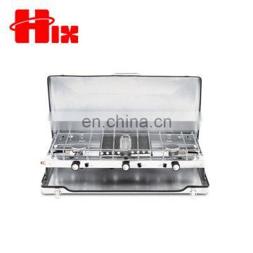 Japanese Cheap 4 Burner Table Gas Stove With Glass Cover