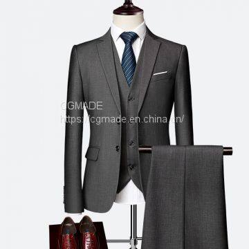 High End Men's Suit Three Piece Panchromatic Business Suit Set Can be Customized photo-5