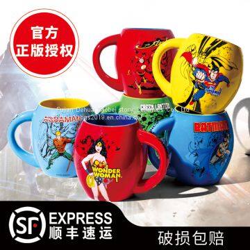 Justice League authentic Mug Sea King Cup magic nvxia water cup Superman lightning green lantern ceramic cup