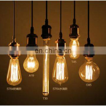 Tube Length 185mm/225mm/300mm Led Light Lamp T30 230V 4W/6W/8W E27 Led Vintage Filament Bulb photo-4