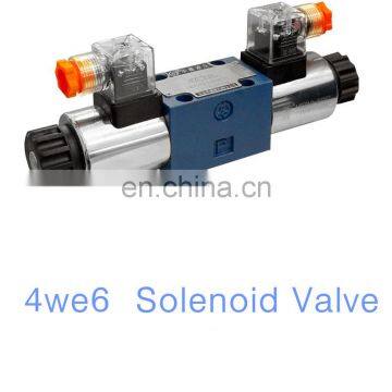 4WE6 Hydraulic oil medium electromagnetic directional control solenoid valve