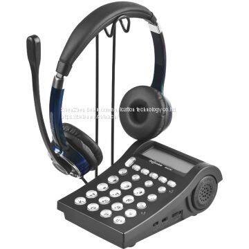 China BN220 business telephone +FC22 business telephone headset for call center