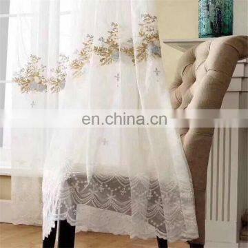 Hot selling custom  various color embroidery Chinese classical embroidery design Elegant and frivolous curtain fabric