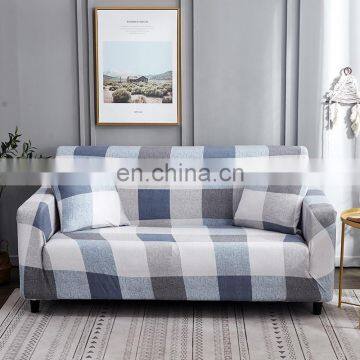 i@home modern simple fashion lattice plaid stretch fabric universal sofa cover elastic slipcovers