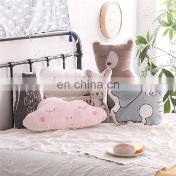 i@home Nordic gift wholesale cute cartoon sofa creative cloud shaped pillow cushion cover