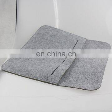 Wholesale Big Size Fabric Sleeve Soft Laptop Grey Felt Bag photo-4