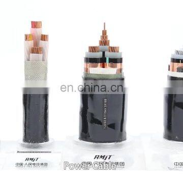 132kv 110kv  16mm 25mm 4 Core XLPE Insulated Cables 3 Phase Armoured Underground Power Electric Cable