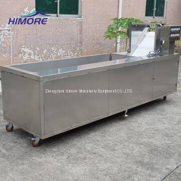 Fully Automatic Continuously Leafy Vegetable Fruit Lettuce Cabbage Bubble Washing Cleaning Machine With Ozone photo-2