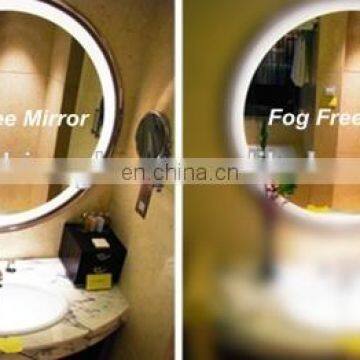 Frameless Bathroom Wall Antifog Mirror With Light LED