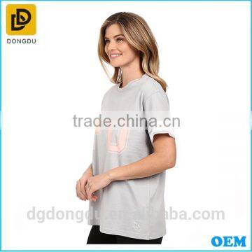 Latest 2016 Custom Cheap Hight Qualtiy Print T-Shirt for Lady photo-2