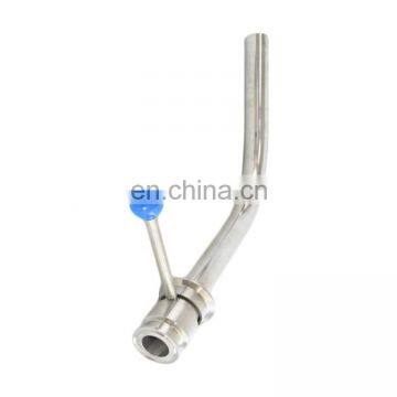 Sanitary SS304 Arm Valve With Racking Arm for Red Wine Tank